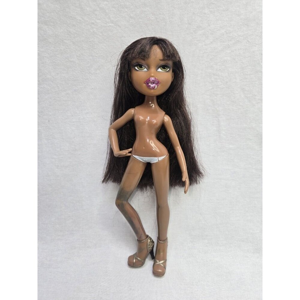 Bratz Talking Sasha Doll - NO BASE - Nude Rare- Flawed- Read Description